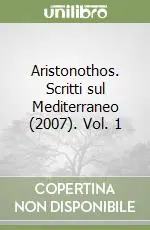 Aristonothos. Scritti sul Mediterraneo (2007). Vol. 1 Affare
