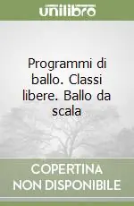 Promozione Programmi di ballo. Classi libere. Ballo da scala