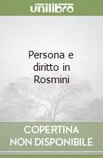 Ultima Occasione Persona e diritto in Rosmini