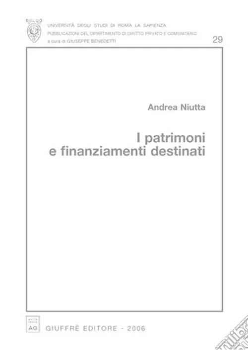 Prezzo Ridotto I patrimoni e finanziamenti destinati