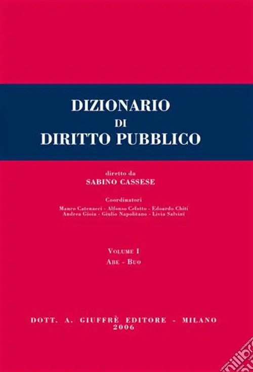 Vendita Finale Dizionario di diritto pubblico