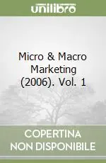 Micro & Macro Marketing (2006). Vol. 1 Popolare
