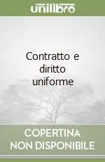 Contratto e diritto uniforme Promozione