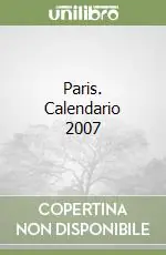 Miglior Prezzo Paris. Calendario 2007