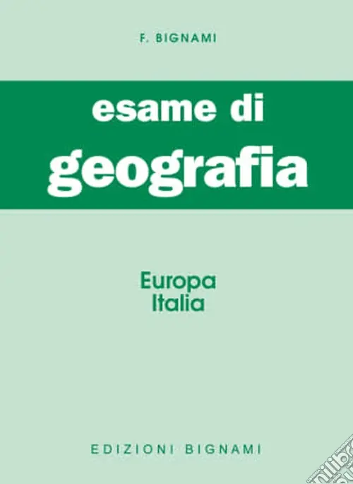 Direttamente Dal Produttore Esame di geografia. Europa-Italia