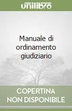 Vendita Finale Manuale di ordinamento giudiziario