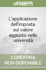 Pagamento Sicuro L‘applicazione dell‘imposta sul valore aggiunto nelle università