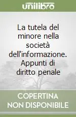 Pagamento Sicuro La tutela del minore nella società dell‘informazione. Appunti di diritto penale