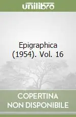Scelto Dai Clienti Epigraphica (1954). Vol. 16
