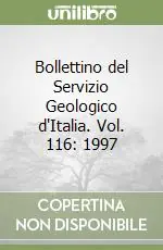 Bollettino del Servizio Geologico d‘Italia. Vol. 116 1997 Compra Oggi Stesso