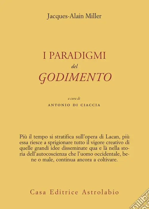 Occasione I paradigmi del godimento