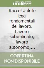Raccolta delle leggi fondamentali del lavoro. Lavoro subordinato, lavoro autonomo, agenzia. Aggiornata al 9 ottobre 2001. .. Offerta Limitata