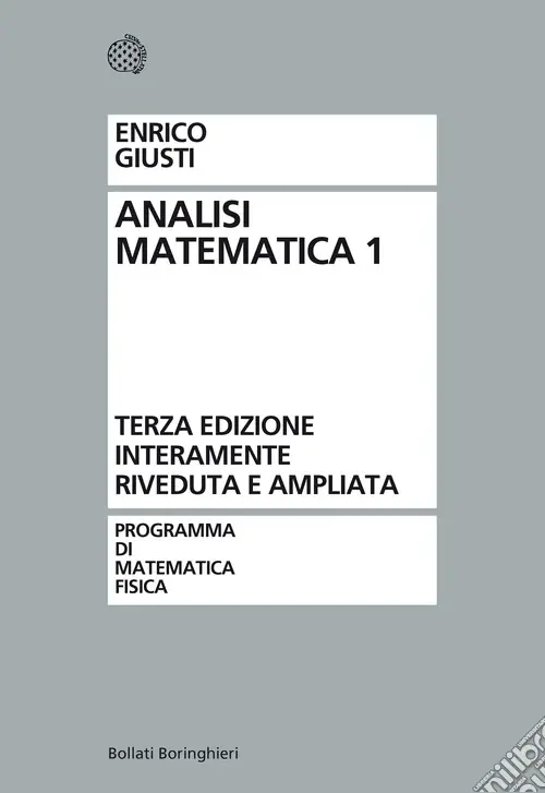 Analisi matematica. Vol. 1 Consegna Rapida