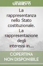 La rappresentanza nello Stato costituzionale. La rappresentazione degli interessi in Germania Offerta Lampo