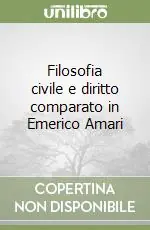 Spedizione Espresso Filosofia civile e diritto comparato in Emerico Amari