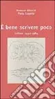 Popolare E bene scrivere poco lettere 1932-1984