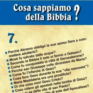 Cosa sappiamo della Bibbia?. Vol. 7 Compra Oggi Stesso