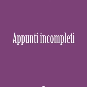 Appunti incompleti Economico