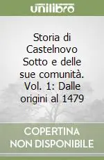 Storia di Castelnovo Sotto e delle sue comunità. Vol. 1 Dalle origini al 1479 Spedizione Espresso