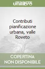 Contributi pianificazione urbana, valle Roveto Occasione