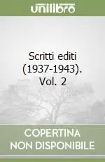 Scritti editi (1937-1943). Vol. 2 Bestseller
