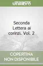 Promozione Seconda Lettera ai corinzi. Vol. 2