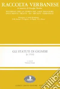 Consegna Rapida Gli statuti di Gignese (1521)