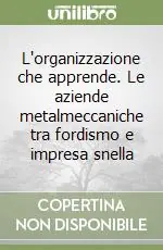 L‘organizzazione che apprende. Le aziende metalmeccaniche tra fordismo e impresa snella Acquista Ora