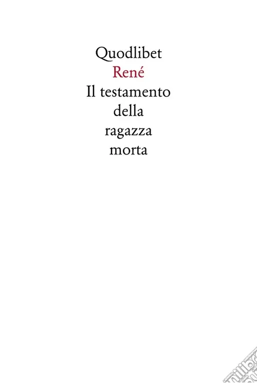 Il testamento della ragazza morta Consegna Rapida