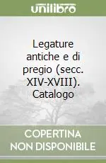 A Buon Prezzo Legature antiche e di pregio (secc. XIV-XVIII). Catalogo