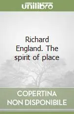 Richard England. The spirit of place Compra Online