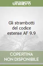 Gli strambotti del codice estense AF 9.9 Prezzo Scontato