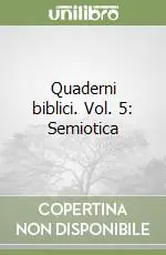 Prezzo Scontato Quaderni biblici. Vol. 5 Semiotica