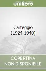 Carteggio (1924-1940) Spedizione Espresso