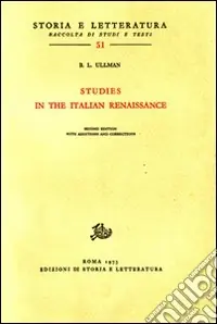 Miglior Prezzo Studies in the Italian Renaissance