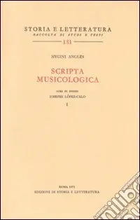 Vendita Finale Scripta musicologica