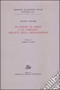 Le diocesi di Conza e di Campagna nell‘età della Restaurazione Promozione