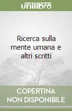 Ordina Subito Ricerca sulla mente umana e altri scritti
