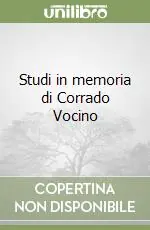 Studi in memoria di Corrado Vocino Prezzo Basso