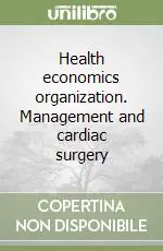 Prezzo Conveniente Health economics organization. Management and cardiac surgery