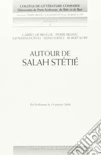 Autour de Salah Stétié Promo Stagionale