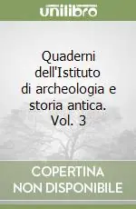 Quaderni dell‘Istituto di archeologia e storia antica. Vol. 3 Popolare
