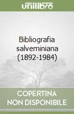 Bibliografia salveminiana (1892-1984) Affare