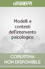 Compra Online Modelli e contesti dell‘intervento psicologico