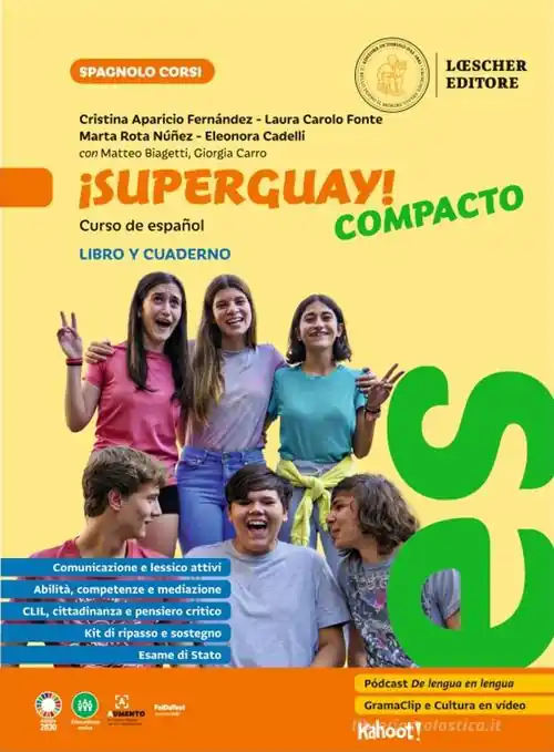 ¡Superguay! Compacto. Curso de español. Libro y quaderno. Per la Scuola media Professionale