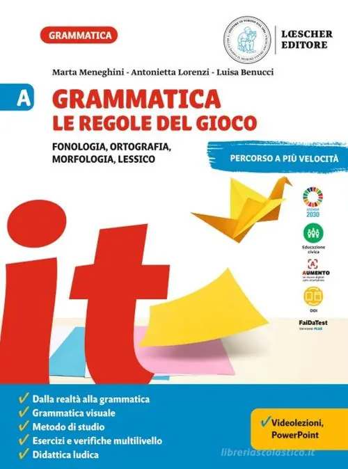 Miglior Prezzo Grammatica. Le regole del gioco. Fonologia, ortografia, morfologia, lessico. Con La grammatica a colpo d‘occhio. Per la Scuola media vol. A