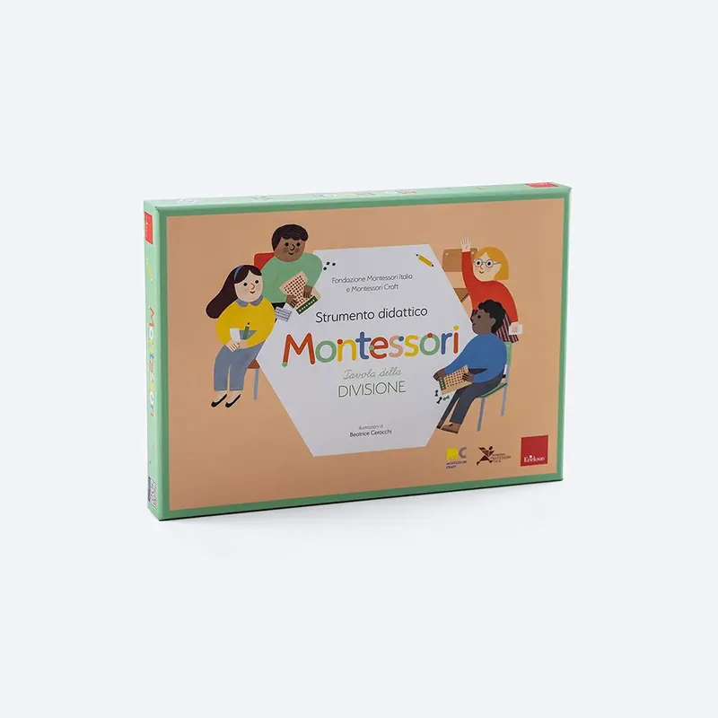 Tavola della divisione - Strumento didattico Montessori Spedizione Espresso