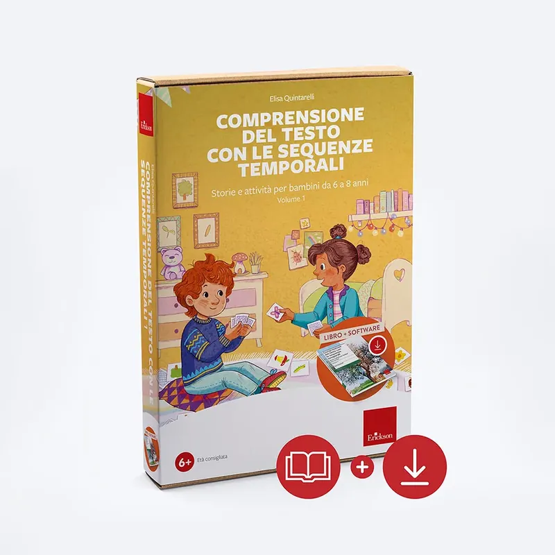 Soddisfatti O Rimborsati Comprensione del testo con le sequenze temporali - Volume 1 (Kit Libro + Software)