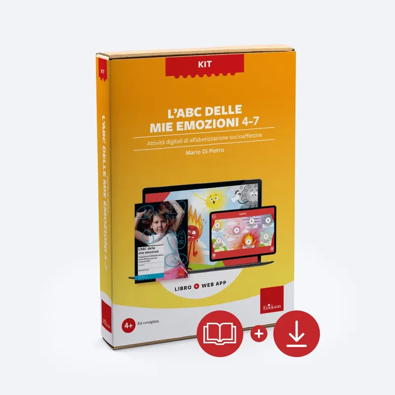 KIT L‘ABC delle mie emozioni - 4-7 anni (Libro + web app) Direttamente Dal Produttore
