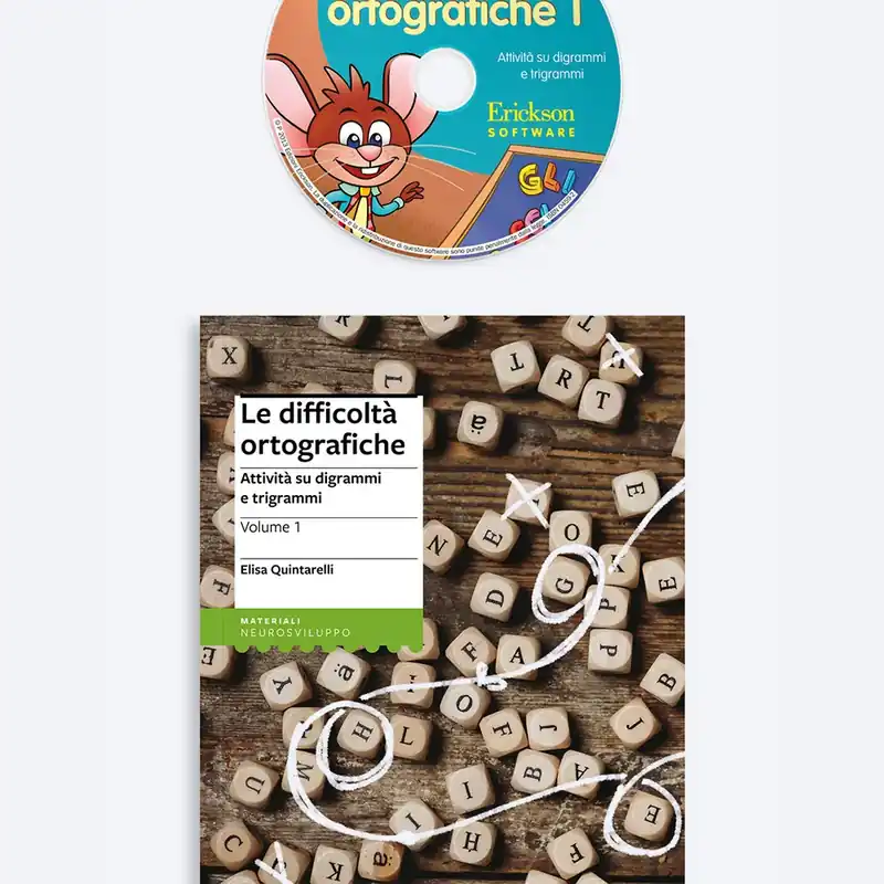 Le difficoltà ortografiche - Volume 1 (Kit Libro + Software) Spedizione Espresso
